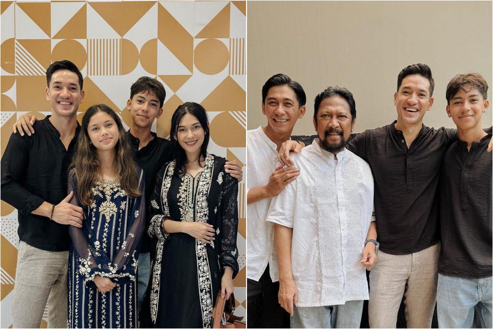 7 Momen Andrew White Ikut Rayakan Lebaran di Keluarga Mertua