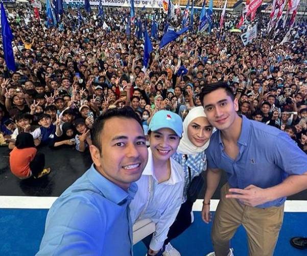Putri Zulkifli Hasan bersama Verrel Bramasta, Raffi Ahmad, dan Nagita Slavina (instagram.com/putri_zulhas)