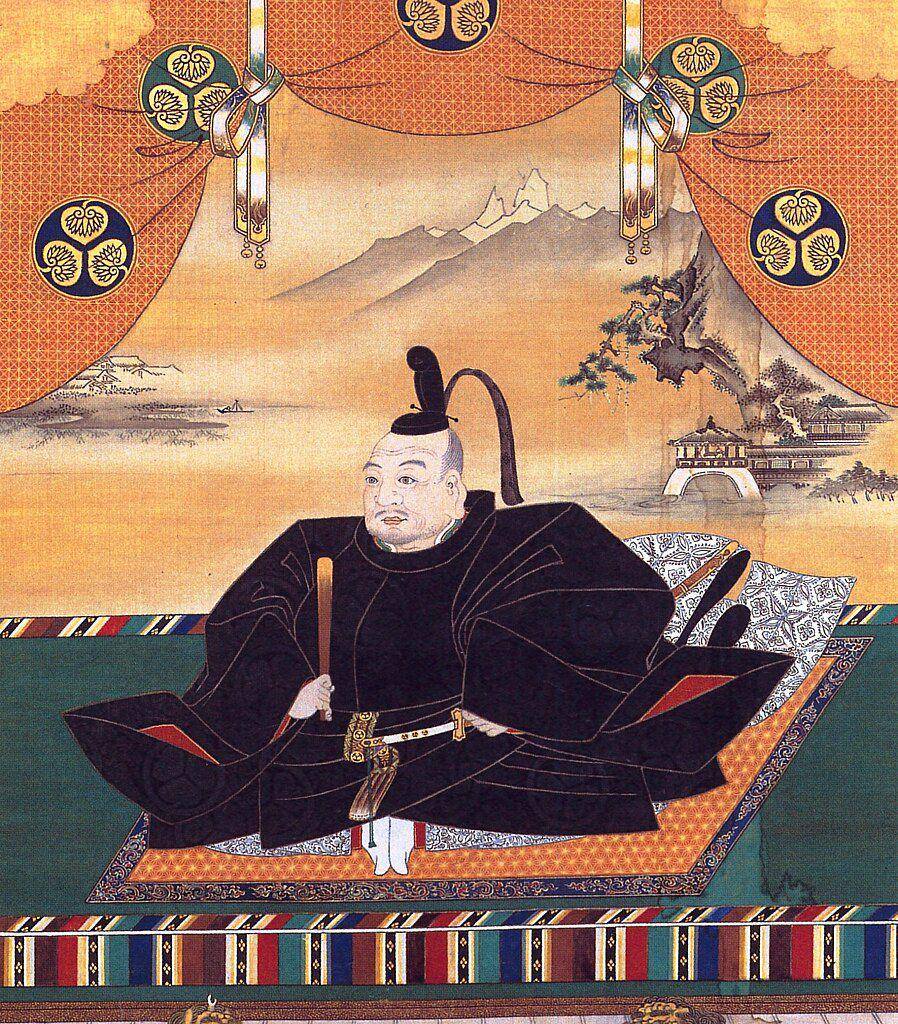 lukisan Tokugawa Ieyasu pendiri Keshogunan Tokugawa, keshogunan ketiga dan terkuat di sejarah masa lalu Jepang (commons.wikimedia.org/Kanō Tan'yū)