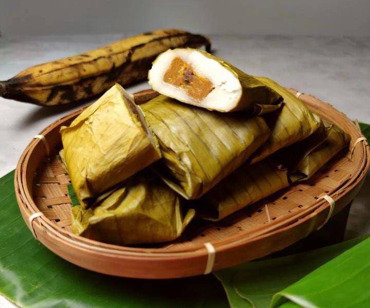 ilustrasi nagasari dibungkus daun pisang (instagram.com/foodnvector)