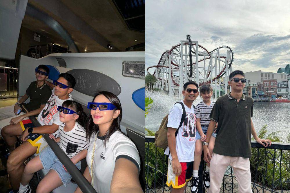 potret liburan Lebaran keluarga Ibnu Jamil di Singapura (instagram.com/ririnekawati)