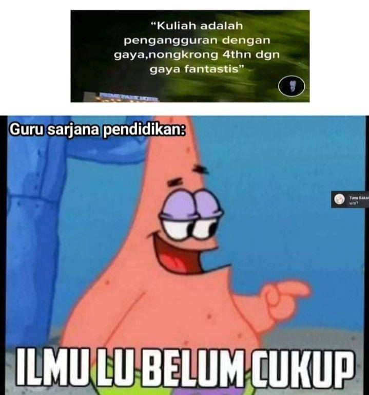meme kuliah (instagram.com/pos.total)