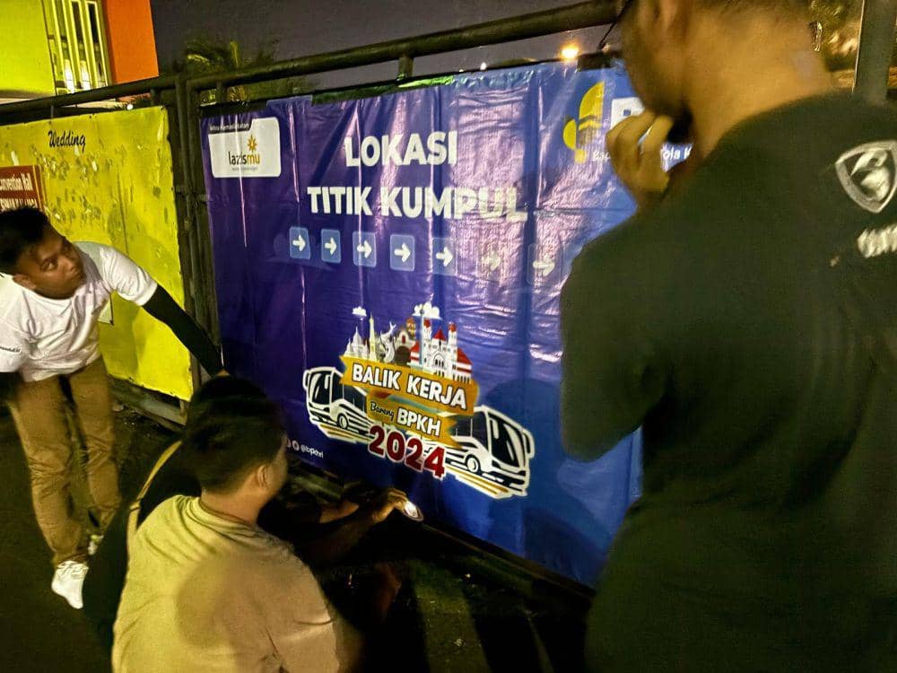 Lokasi kumpul para pemudik yang dikoordinir Lazismu Jateng. (IDN Times/Dok Lazismu Jateng)
