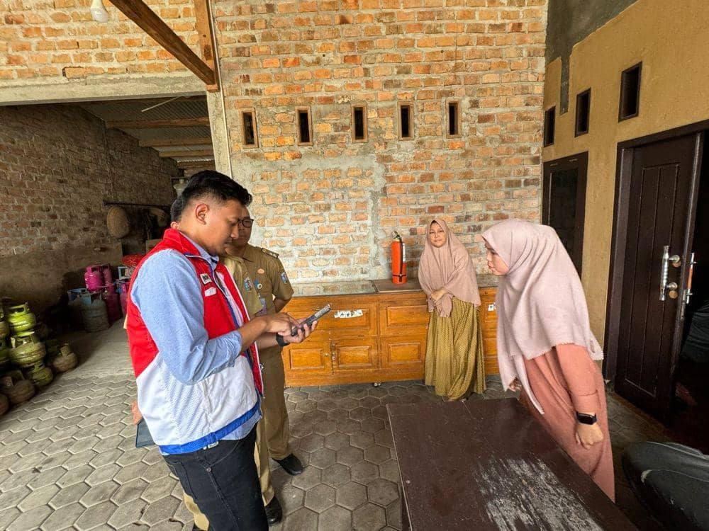 pengecekan langsung ke beberapa pangkalan, Sabtu (13/4/2024) pasokan LPG 3 kg tersedia normal dan mencukupi untuk memenuhi kebutuhan masyarakat. (Dok. Pertamina Lampung).