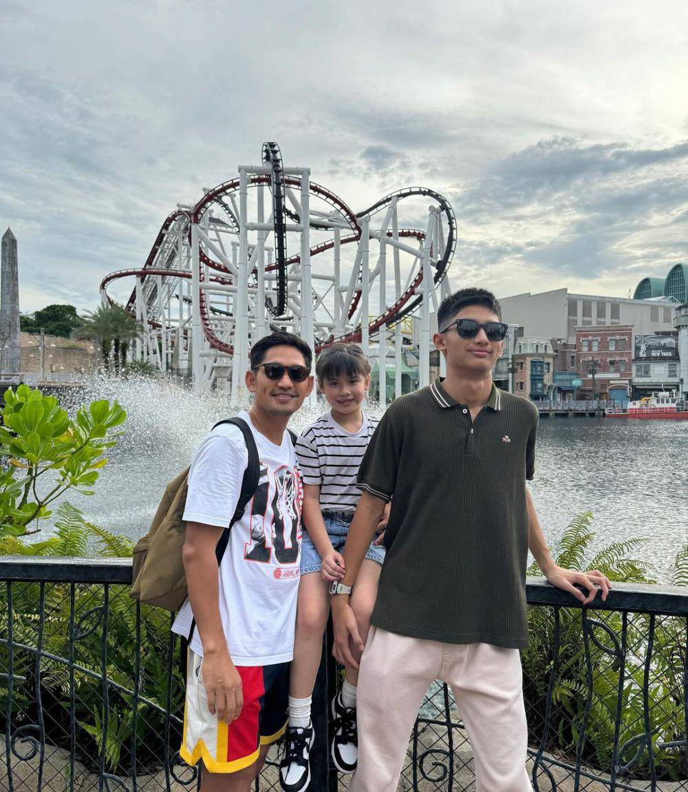 potret liburan Lebaran keluarga Ibnu Jamil di Singapura (instagram.com/ririnekawati)