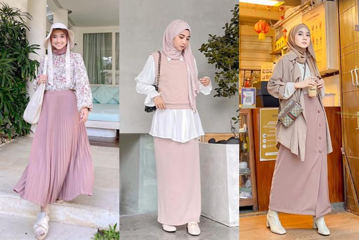 10 Ide Styling Rok Pink ala Richa Etika, Auto Tampil Girly!