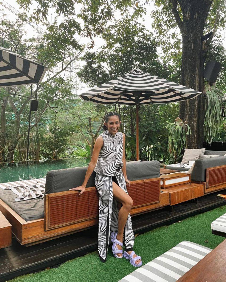Inspirasi rok ala Faradina Mufti (Instagram.com/faradinamufti)