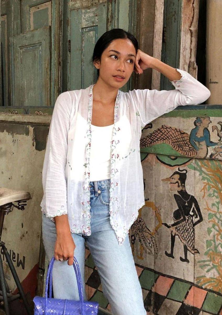 inspirasi outfit Faradina Mufti. (instagram.com/faradinamufti)