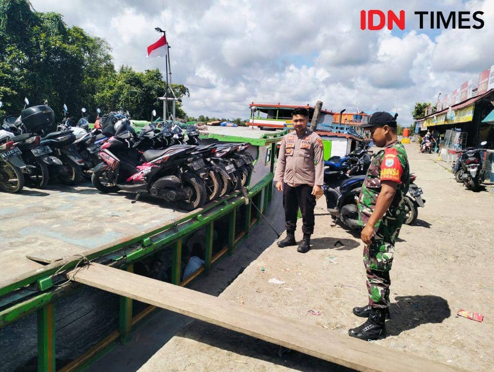 Polres Kubu Raya Pantau Arus Balik di Terminal hingga Bandara