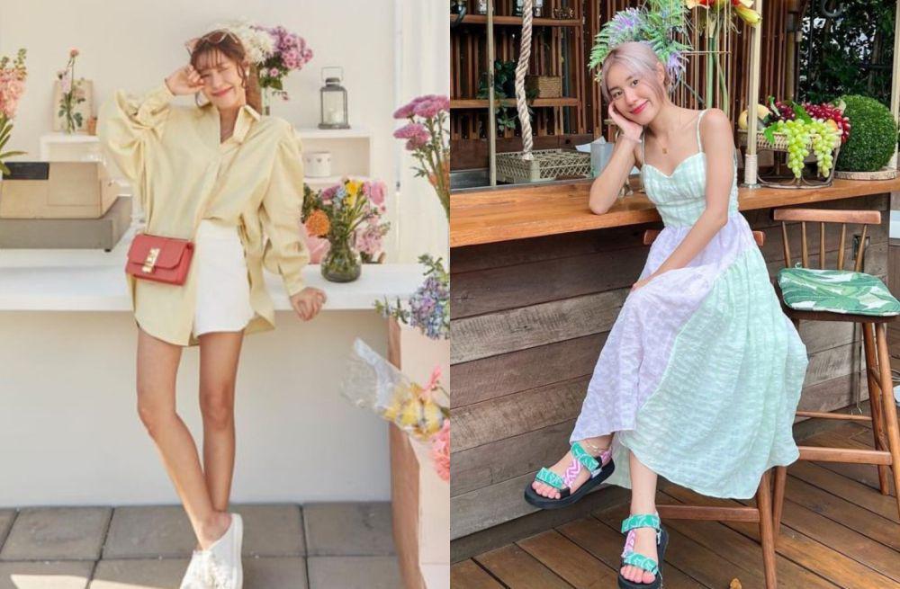 8 Ide Outfit Pastel ala Ciize Apichaya, Bikin Tampilan Jadi Cute