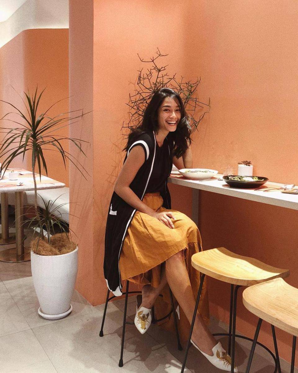 Inspirasi rok ala Faradina Mufti (Instagram.com/faradinamufti)