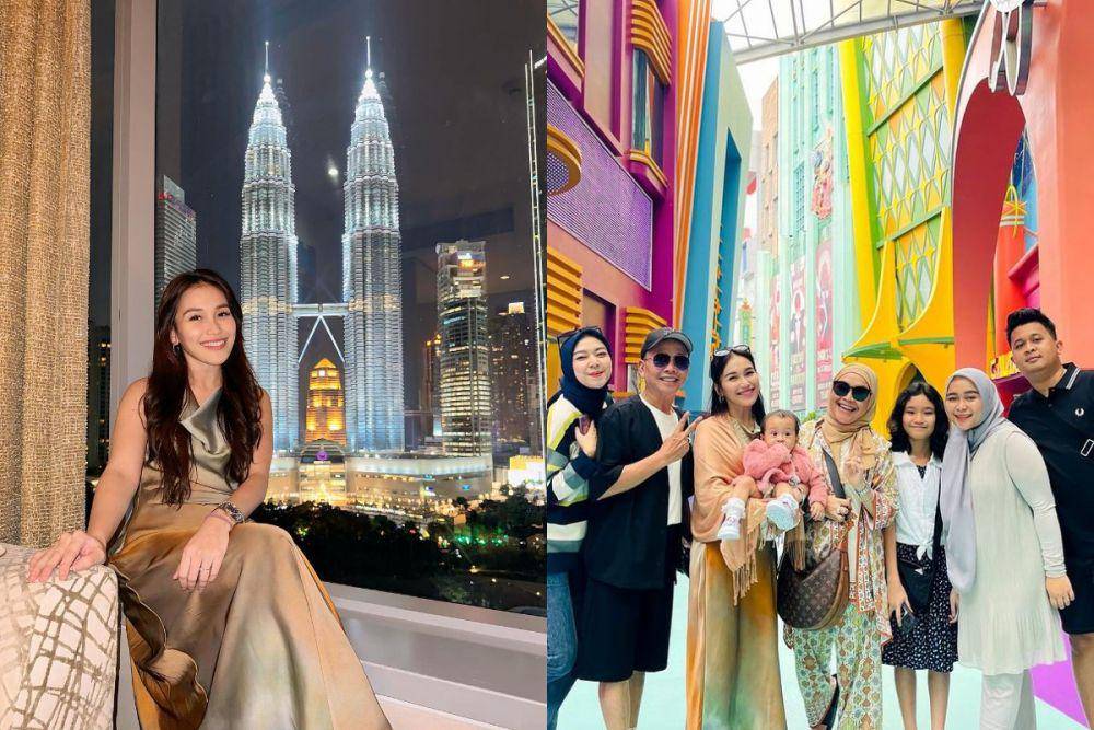 potret Ayu Ting Ting dan keluarga liburan Lebaran di Malaysia (instagram.com/ayutingting92)