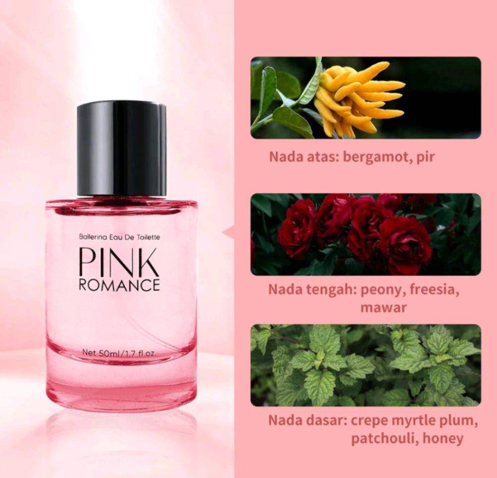 Ballerina Eau De Toilette Pink Romance (shopee.com/MINISO INDONESIA)