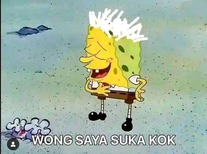 meme SpongeBob (instagram.com/polosanmeme.in)