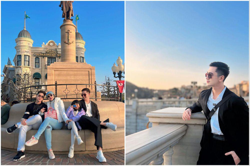 10 Potret Verrell Bramasta dan Keluarga Liburan ke Disney Sea Tokyo