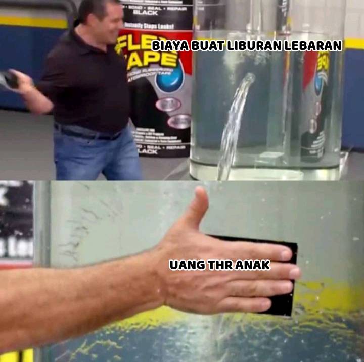 meme liburan Lebaran (dok. pribadi/Iip Afifullah)