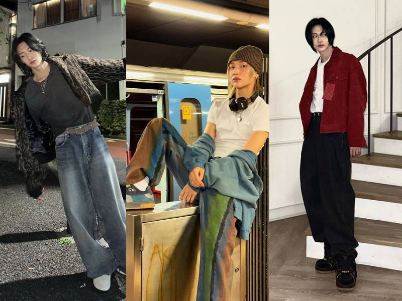 celana oversized ala Wonbin RIIZE (instagram.com/riize_official)