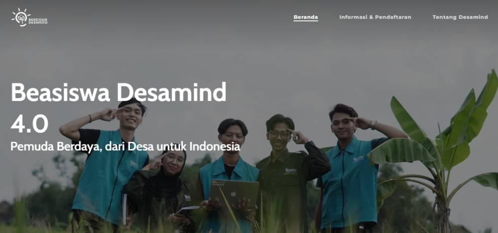 Beasiswa Desamind 4.0 (beasiswa.desamind.id)