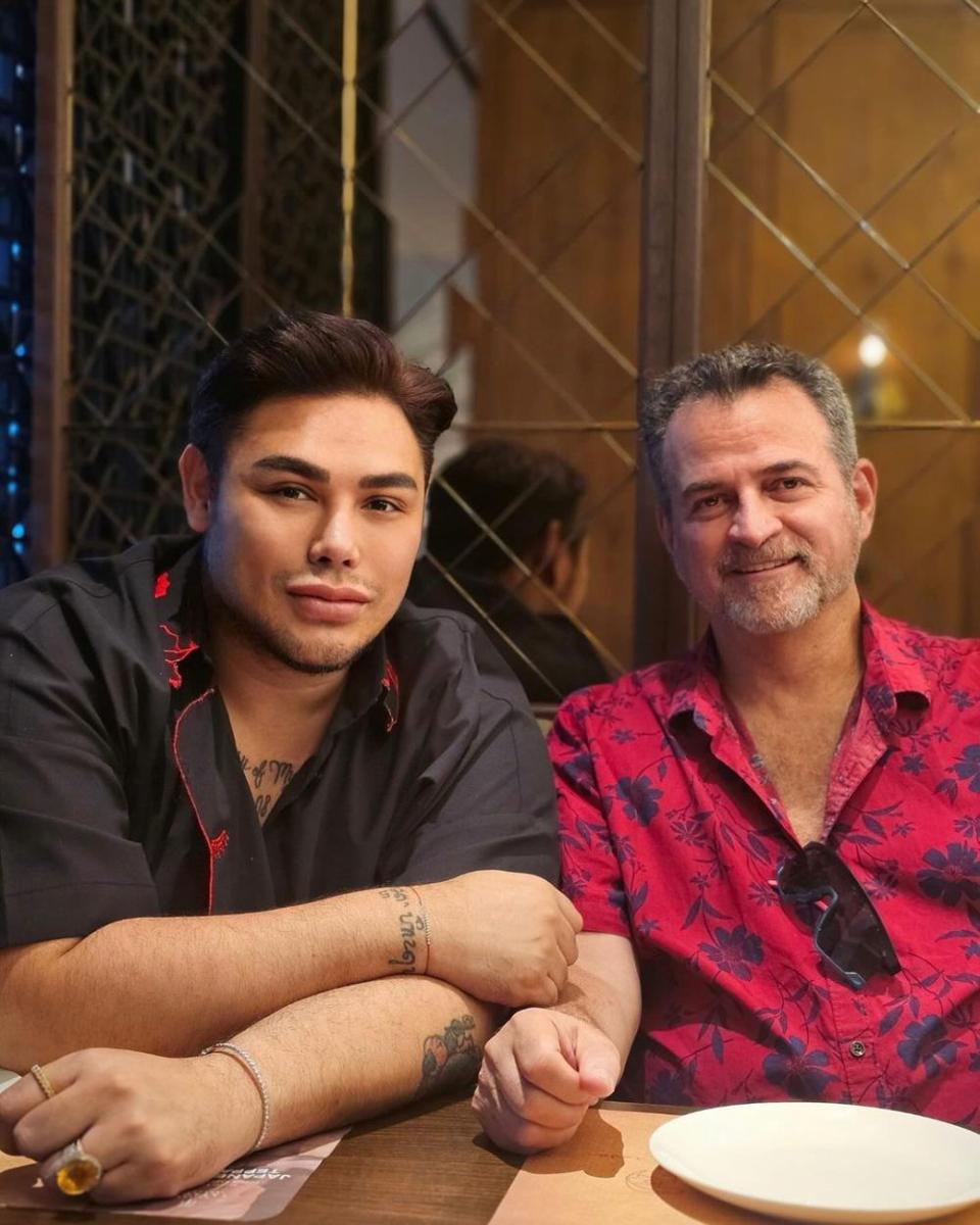 Ivan Gunawan dan Perancang Mahkota Gayatri, George Wittels dari Venezuela (Instagram.com/ivan_gunawan)