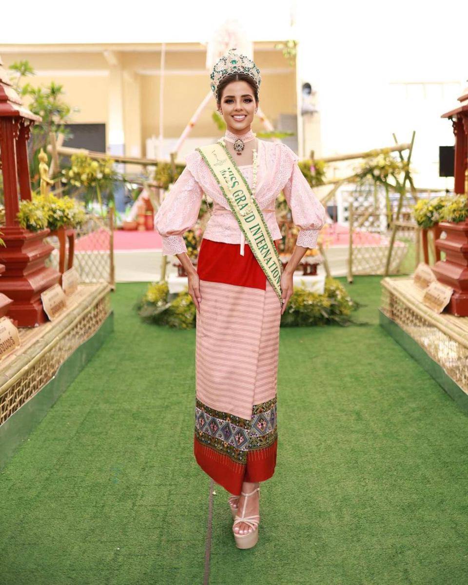 Potret Miss Grand International 2023 di Festival Songkran (Instagram.com/missgrandinternational)