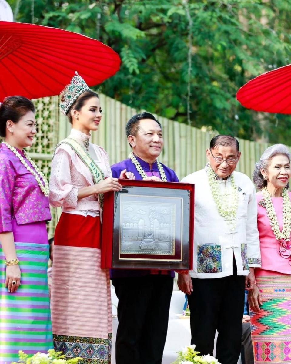Potret Miss Grand International 2023 di Festival Songkran (Instagram.com/lucianafusterg)