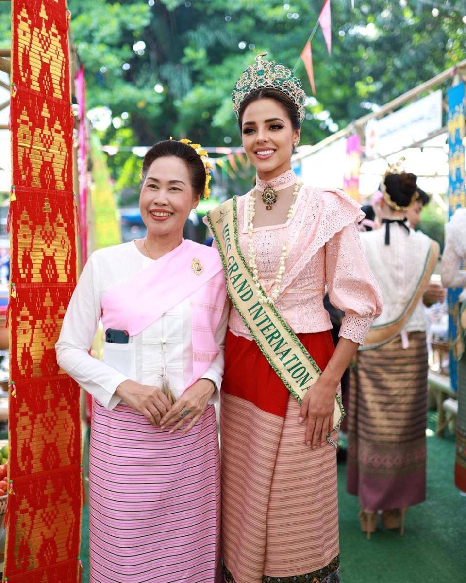 Potret Miss Grand International 2023 di Festival Songkran (Instagram.com/missgrandinternational)