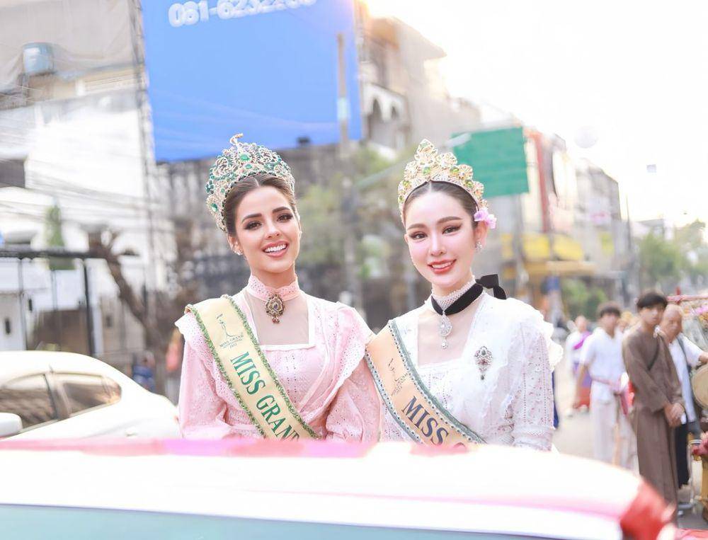 Potret Miss Grand International 2023 di Festival Songkran (Instagram.com/missgrandinternational)