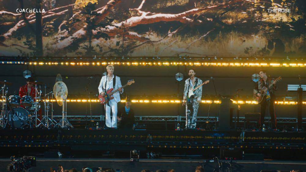 Penampilan The Rose di Coachella 2024 (Youtube.com/Coachella)