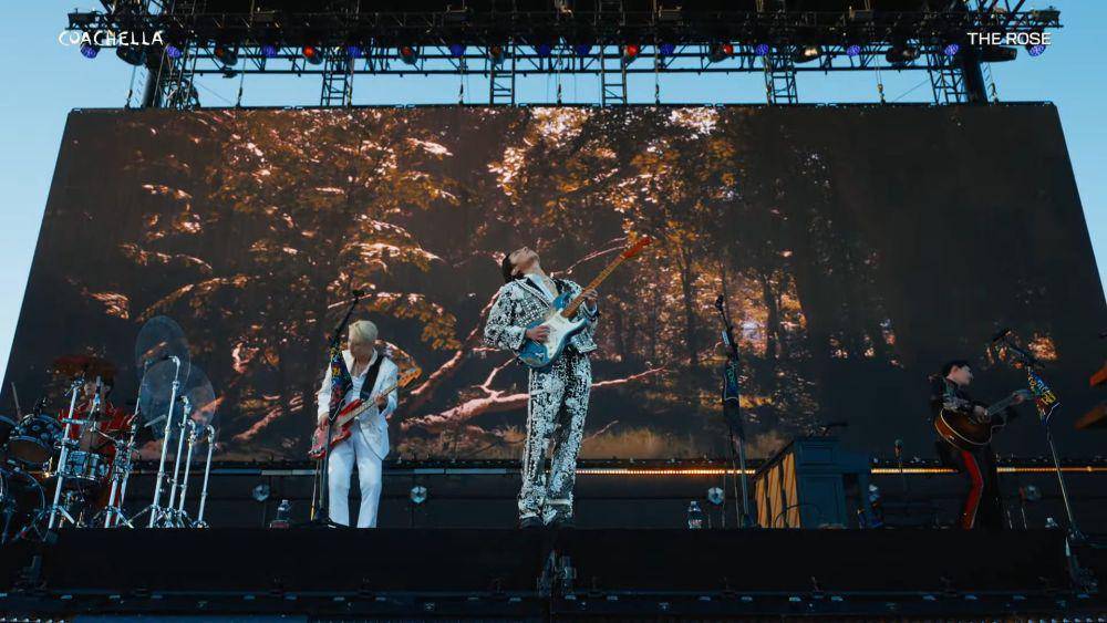 Penampilan The Rose di Coachella 2024 (Youtube.com/Coachella)