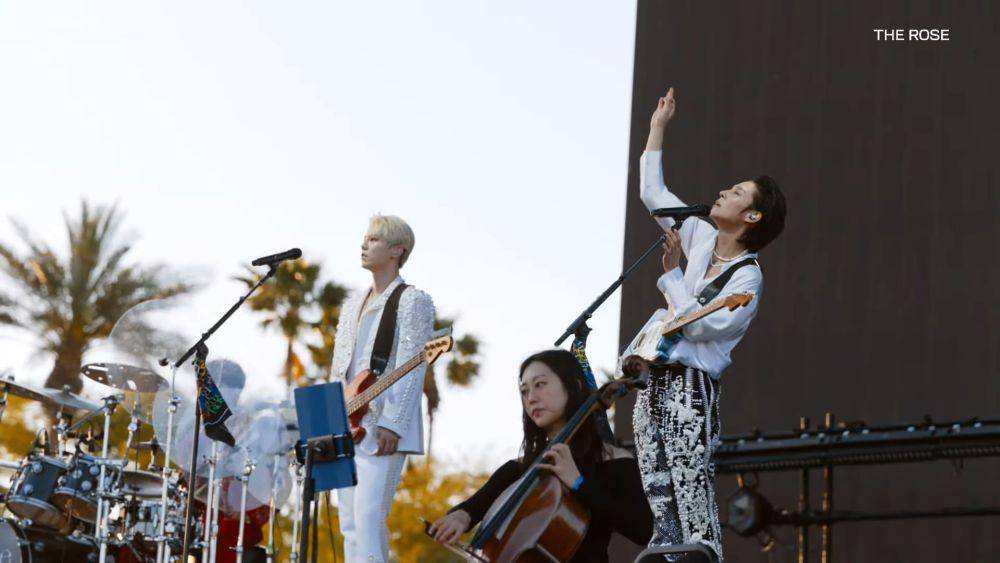 Penampilan The Rose di Coachella 2024 (Youtube.com/Coachella)