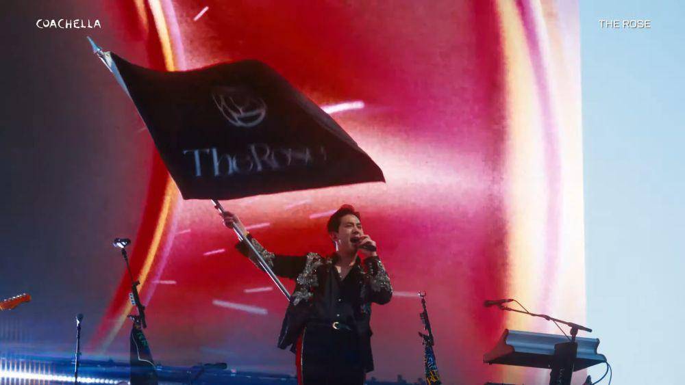 Penampilan The Rose di Coachella 2024 (Youtube.com/Coachella)