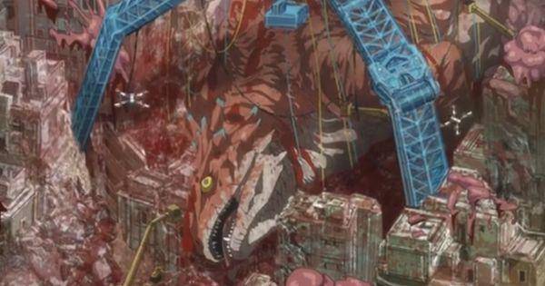 Pasukan pembersih menangani jasad Kaiju