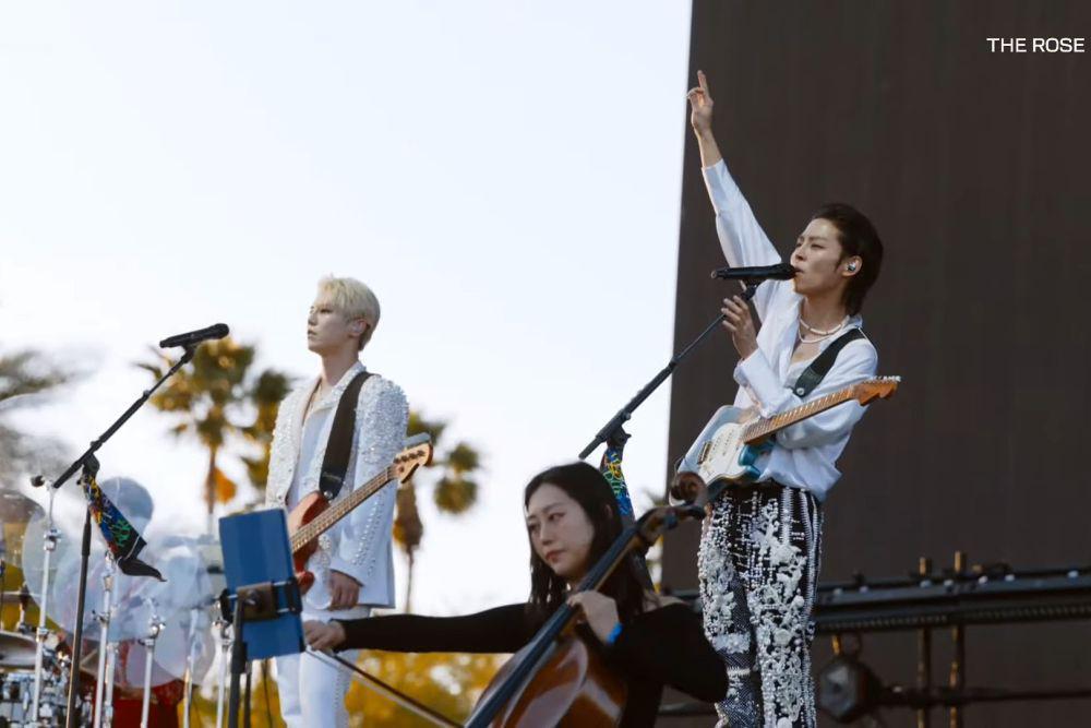 9 Potret Penampilan Perdana The Rose di Coachella 2024, Mengguncang!