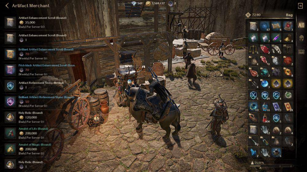 artifact merchant di Night Crows (dok. Wemade Connect/Night Crows)