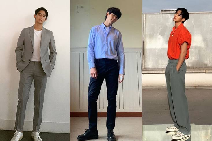 gaya smart casual ala Kim Soo Hyun (instagram.com/soohyun_k216)