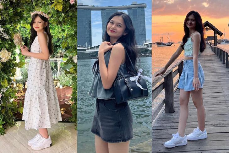 10 Inspirasi Sleeveless Outfit ala Indah JKT48, Comfy Buat Hangout!
