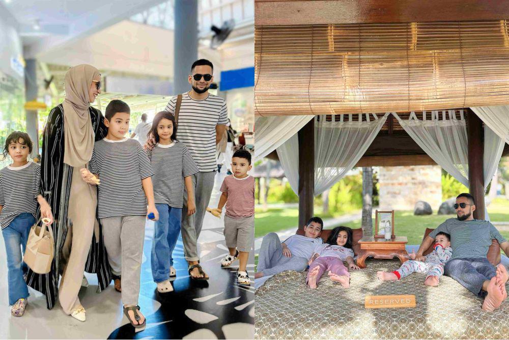 9 Potret Libur Lebaran Shireen Sungkar dan Wisnu, Staycation di Bali!