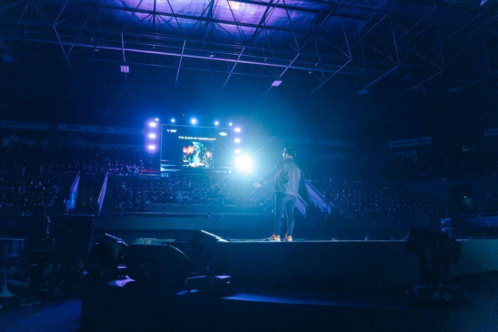 Acara “Road to Bitcoin Halving” yang digelar di Tennis Indoor Senayan Jakarta, Minggu (7/4/2024) (dok. Akademi Crypto)