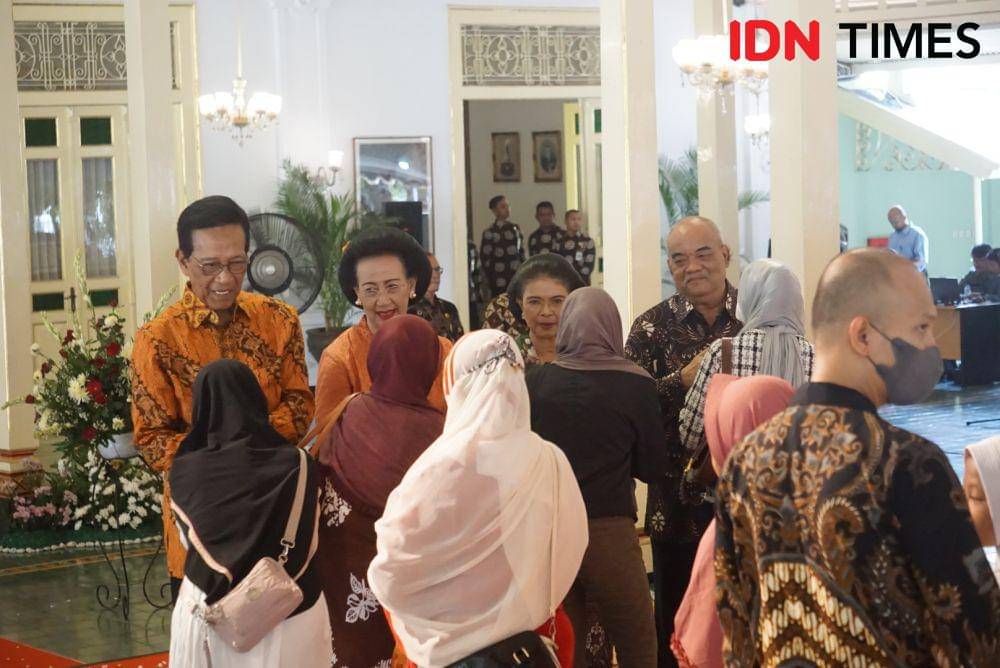 Open house Pemda DIY, di Kepatihan, Selasa (16/4/2024). (IDN Times/Herlambang Jati Kusumo)