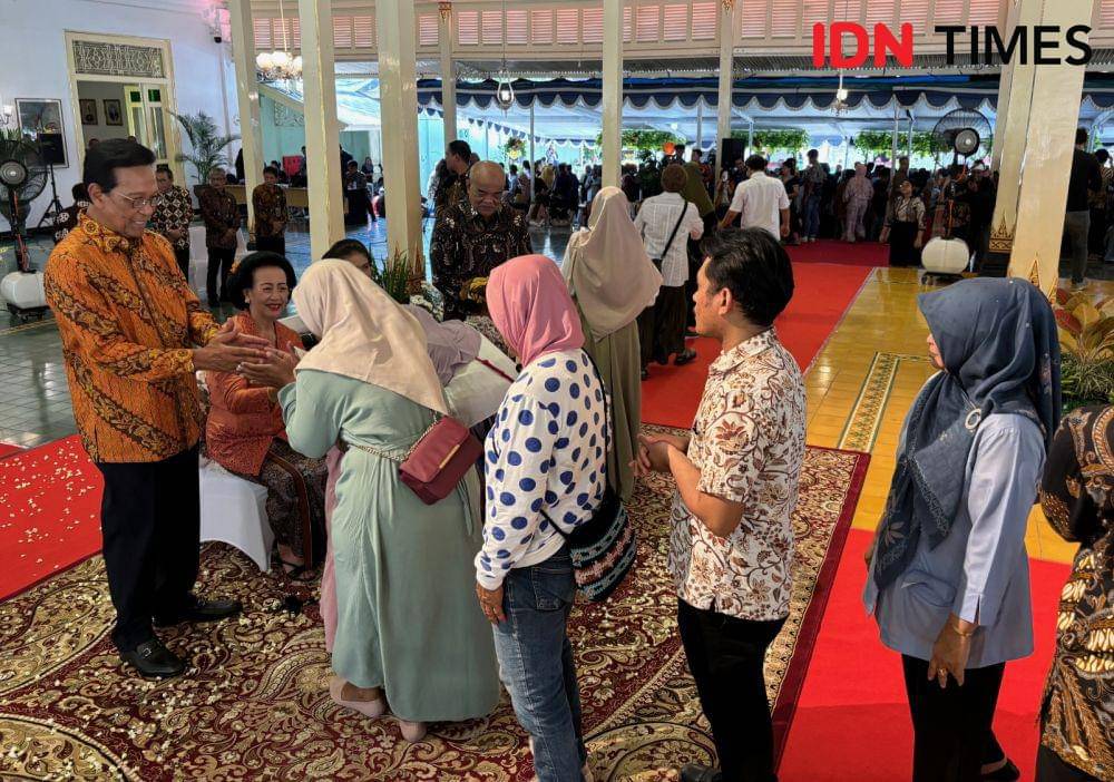 Open house Pemda DIY, di Kepatihan, Selasa (16/4/2024). (IDN Times/Herlambang Jati Kusumo)