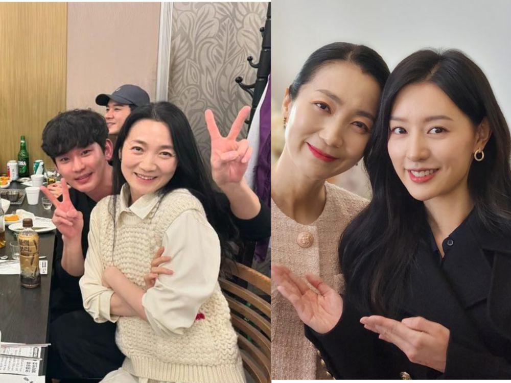 7 Potret Kim Joo Ryung bersama Pemain Queen of Tears di Belakang Layar