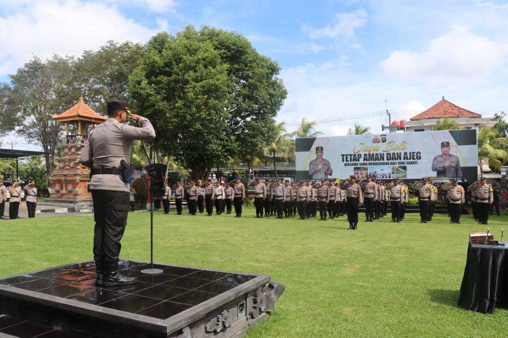 Serah terima jabatan di Polres Tabanan pada Rabu (17/4/2024) (Dok. IDNTimes/Humas Polres Tabanan)