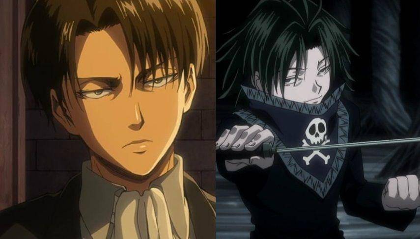 Levi dan Feitan (dok. Wit Studio x Madhouse/ Attack on Titan x HunterxHunter)