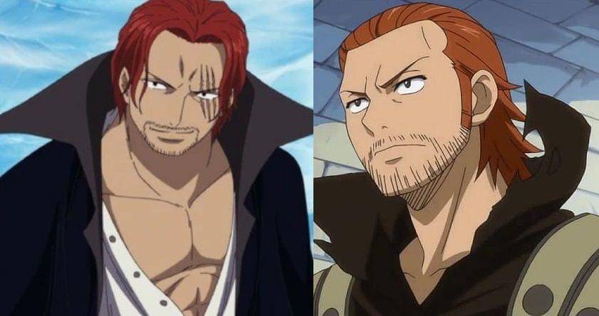 Shanks dan Gildart Clive (dok. Toei Animation x A-1 Pictures/ One Piece x Fairy Tail)