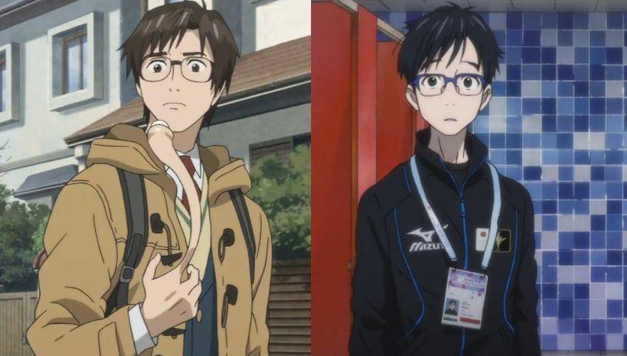 Shinichi Izumi dan Yuri Katsuki (dok. Madhouse x MAPPA/ Parasyte x Yuri!!! On Ice)
