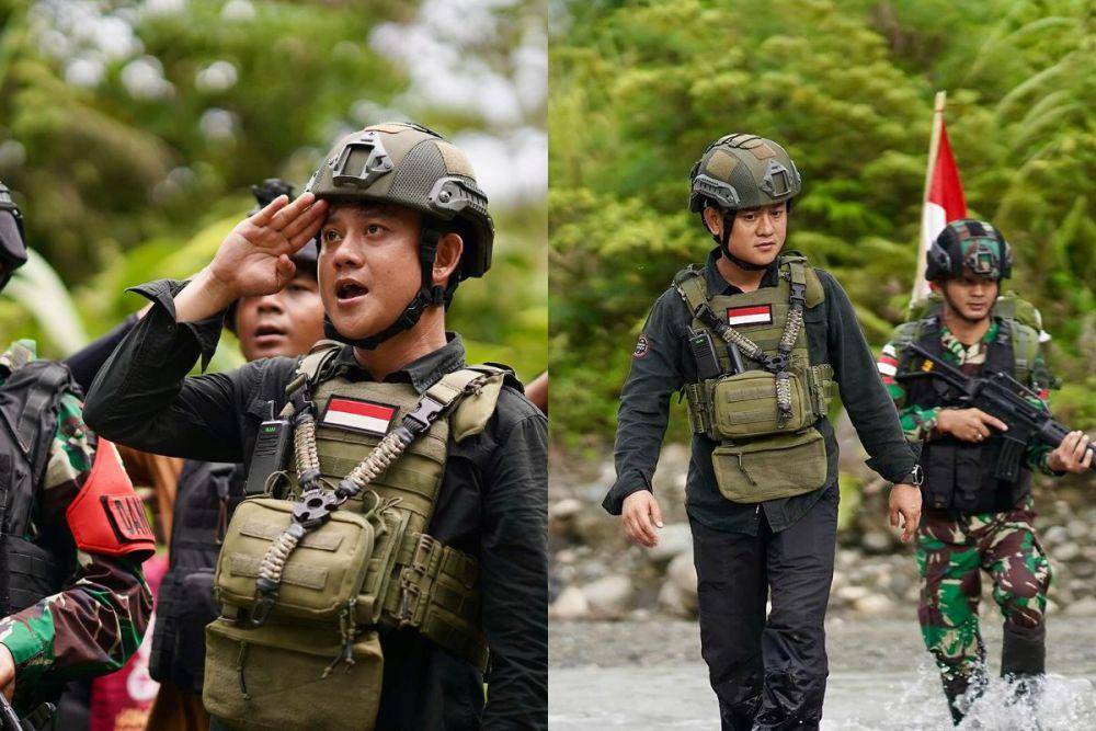 potret Bobon Santoso ikut patroli pengecekan patok batas negara RI-PNG (instagram.com/bobonsantoso)
