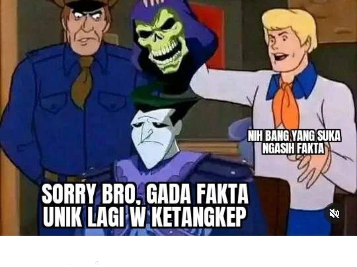 9 Meme Skeletor Gak Lagi Nyebarin Fakta, lalu Kabur!