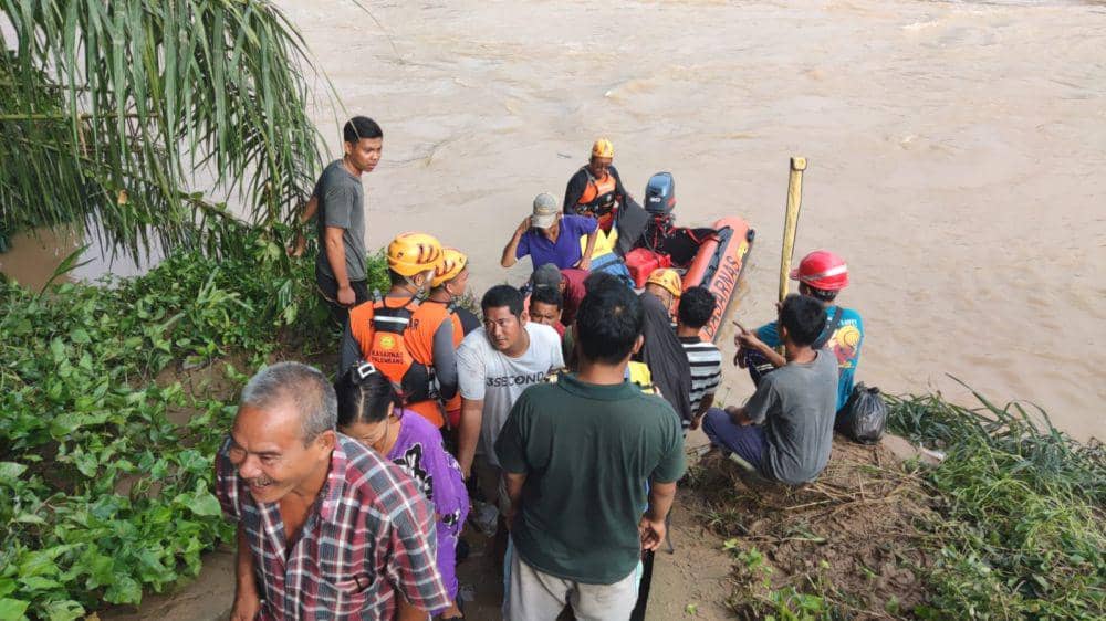 Banjir bandang di wilayah Muratara (Dok: Basarnas Palembang)