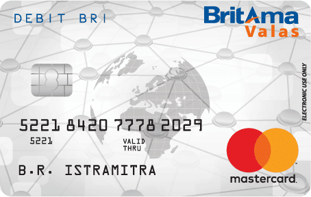 Ilustrasi kartu debit BRI Valas. (dok. BRI)