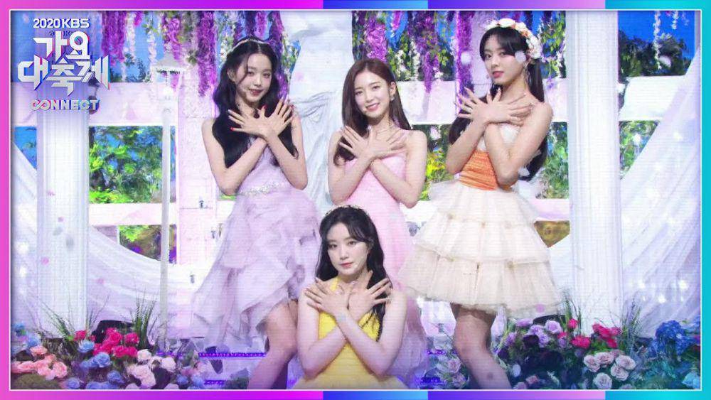 Wonyoung, Shuhua, Arin, dan Yuna (youtube.com/KBS WORLD TV)